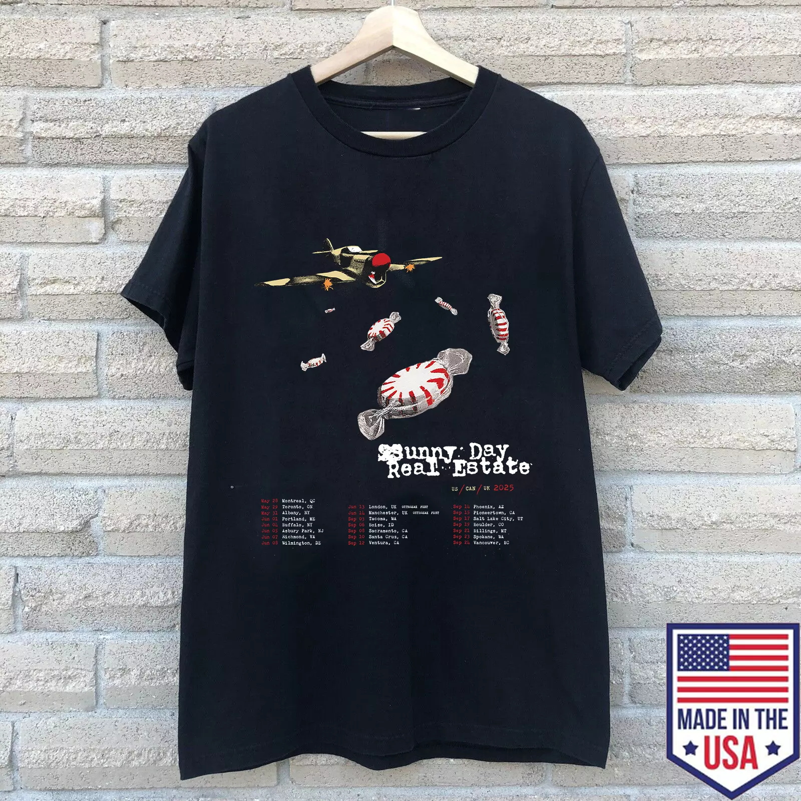 Sunny Day Real Estate Band On Tour 2025 Us Uk Shirt 