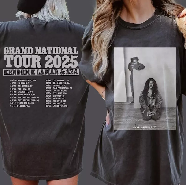 Kendrick-Lamar Sza 2025 Grand National Tour Unisex Shirt
