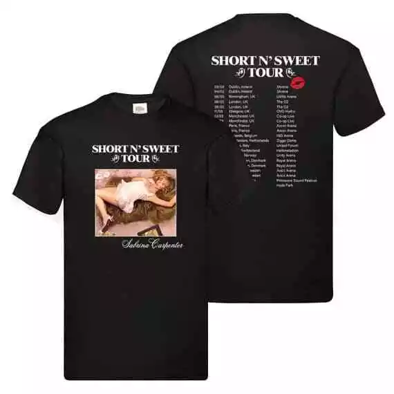 Sabrina Carpenter Short N' Sweet 2025 Tour Shirt, Gift For Fans