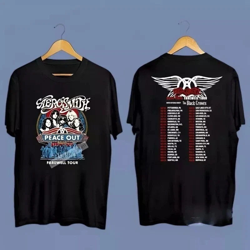 Aerosmith Peace Out Farewell Tour 2024-2025 Rock Concershirt