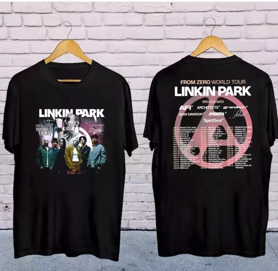 Linkin Park Band Logo Shirt, 2025 Linkin Park From Zero World Tour Shirt