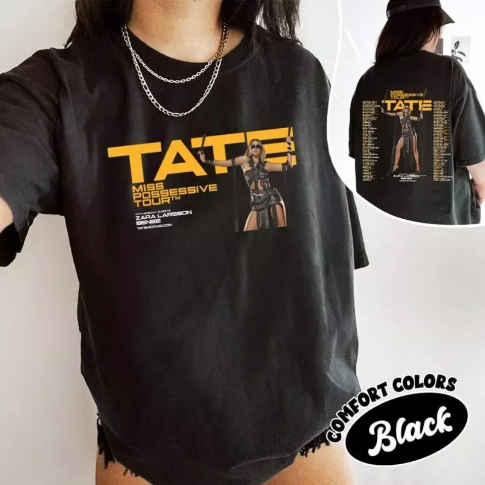 Tate Mcrae 2025 Concershirt, Tate Mcrae Miss Possessive Tour 2025 Shirt