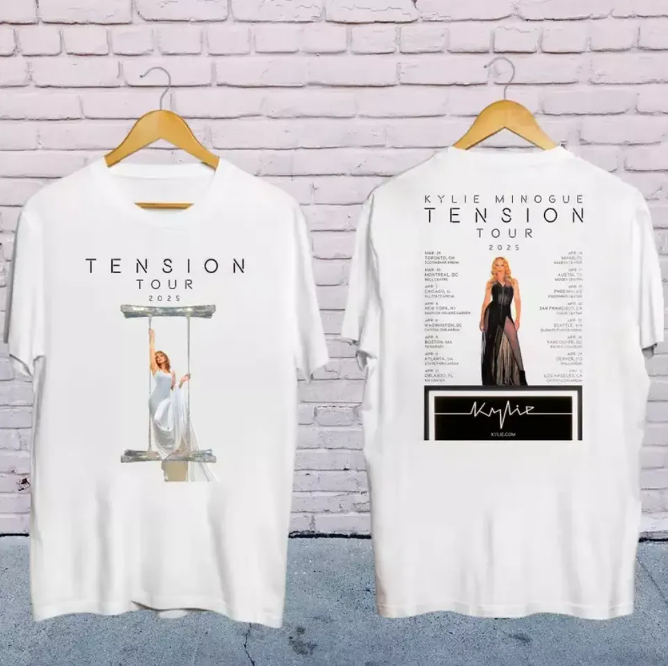 2025 Kylie Minogue Tension World Tour Shirt, Kylie Minogue 2025 Concert