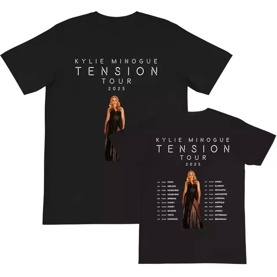 Kylie Minogue Tension Tour 2025 Unisex Shirt