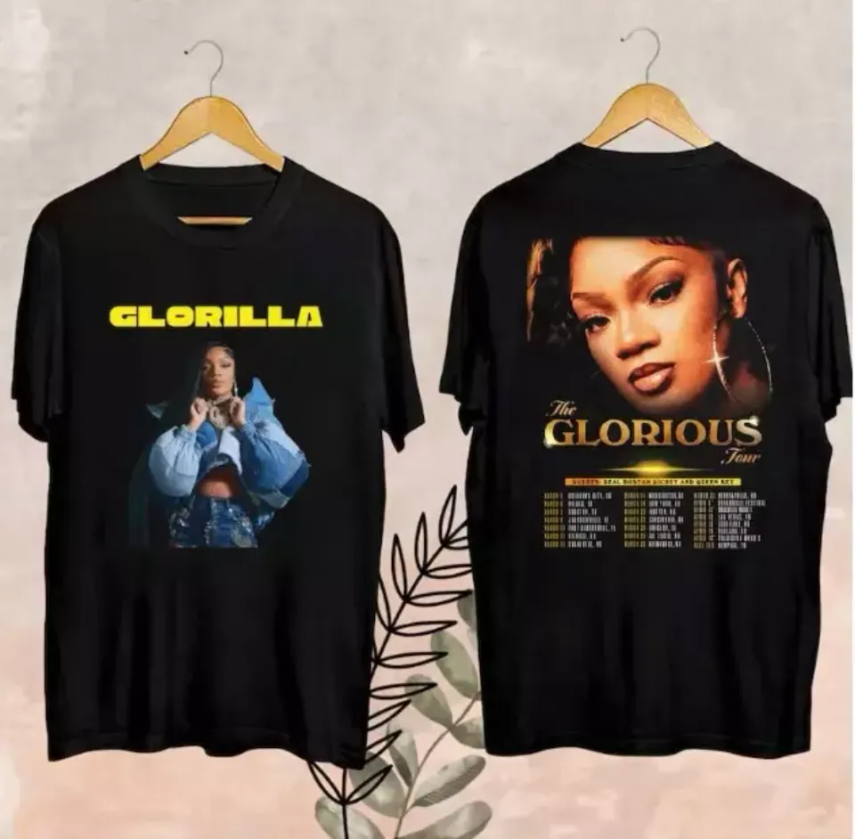 Vintage Glorilla The Glorious Tour Fan Shirt, 2025 Glorilla Glorious Tour Shirt