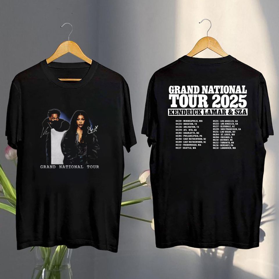 2025 Kendrick Lamar & Sza Grand National Tour Shirt, Kendrick Lamar Concert 2025 Shirt, Kendrick Lamar Gnx Fan Gift, Kendrick Lamar Merch