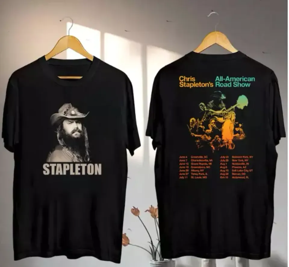 2025 Chris Stapleton All-American Road Tour Shirt, Chris Stapleton Fan Gifts