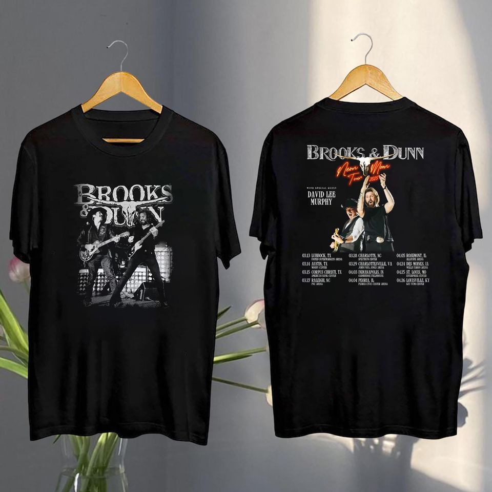 Brooks And Dunn Tour 2025 Shirt, Brooks & Dunn Neon Moon Tour, Brooks And Dunn Country Music, Brooks And Dunn Fan Gift, Brooks And Dunn