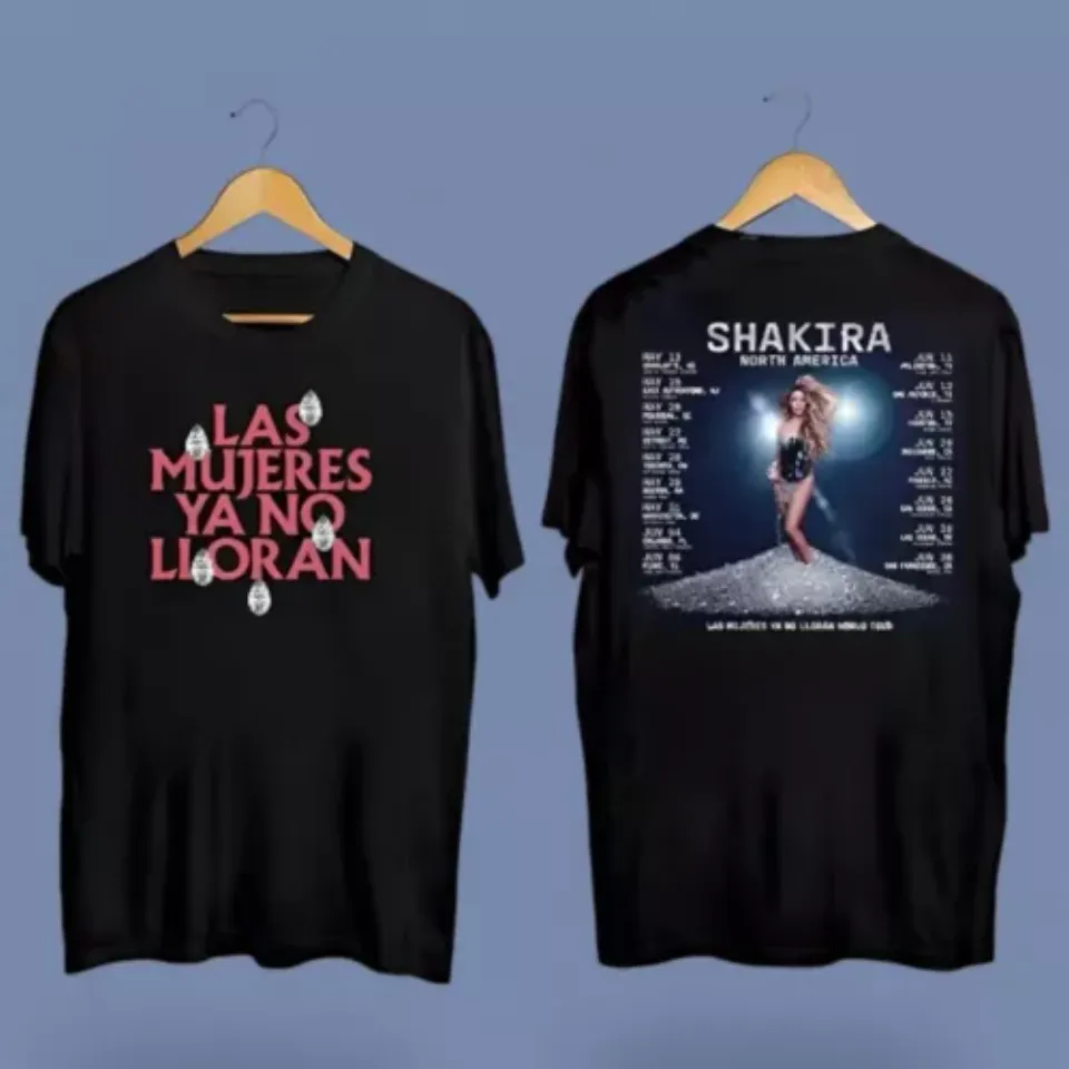 Shakira Las Mujeres Ya No Lloran World Tour 2025 Graphic Shirt