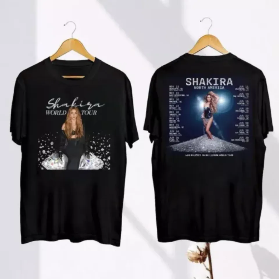 Las Mujeres Ya No Lloran Shakira 2025 Tour Shirt, Shakira Tour Concert Merch