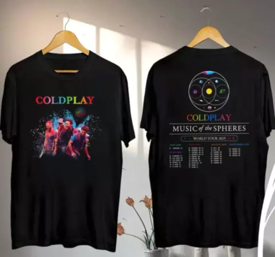 Coldplay Music Of The Spheres Tour 2025 Shirt, Coldplay Band 2025 Concert