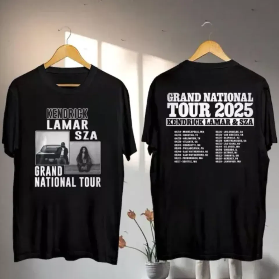 Kendrick Lamar & Sza 2025 Grand National Tour Shirt