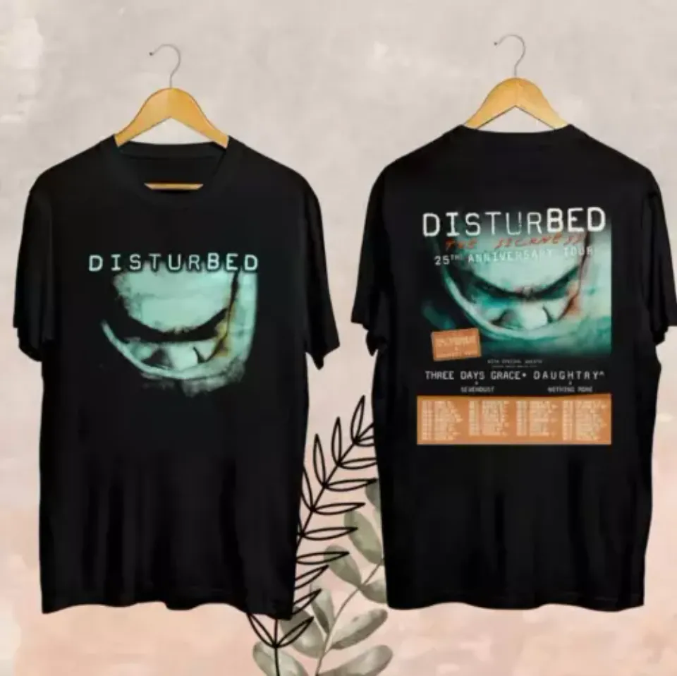 The Sickness 25Th Anniversary Tour Fan Shirt, Disturbed Tour 2025 Fan Gift