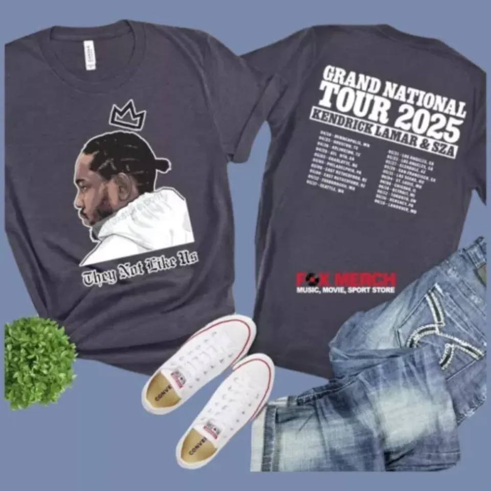 Kendrick Lamar Grand National Tour 2025 Concert Music Shirt