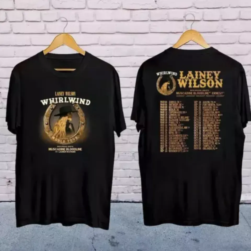 Lainey Wilson Whirlwind World Tour 2025 Shirt, Lainey Wilson 2025 Shirt