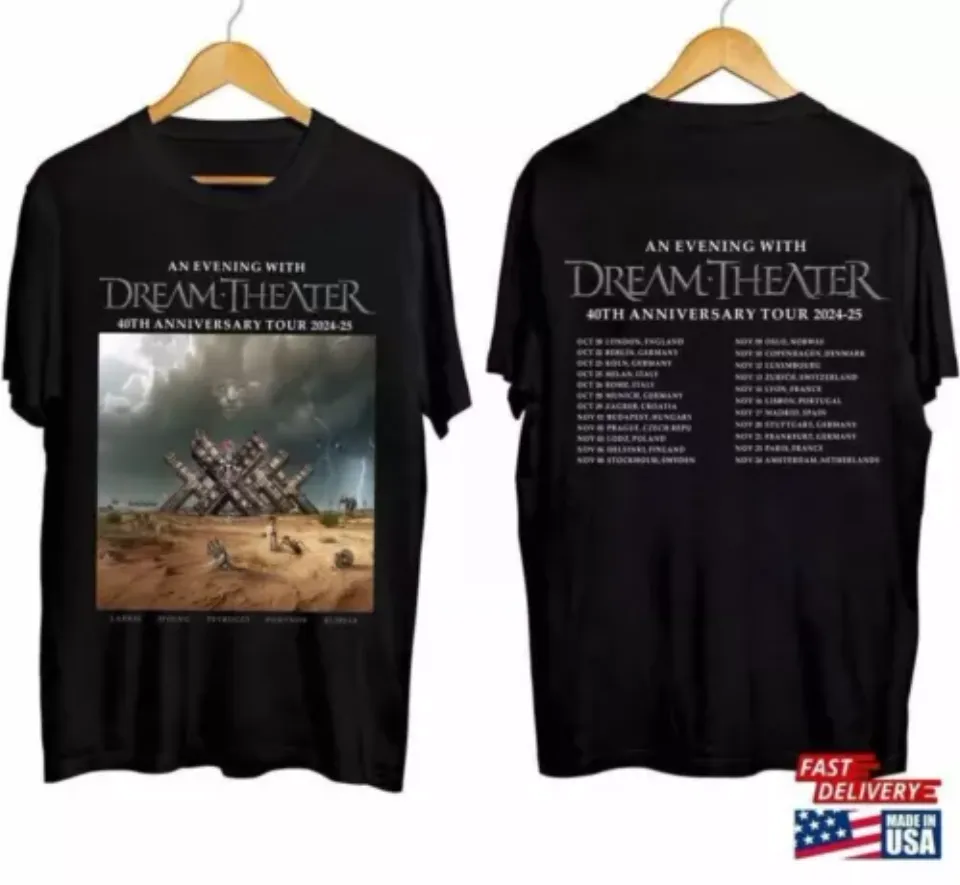 Dream Theater 40Th Anniversary Tour 2024 2025 Shirt For Fan Tee