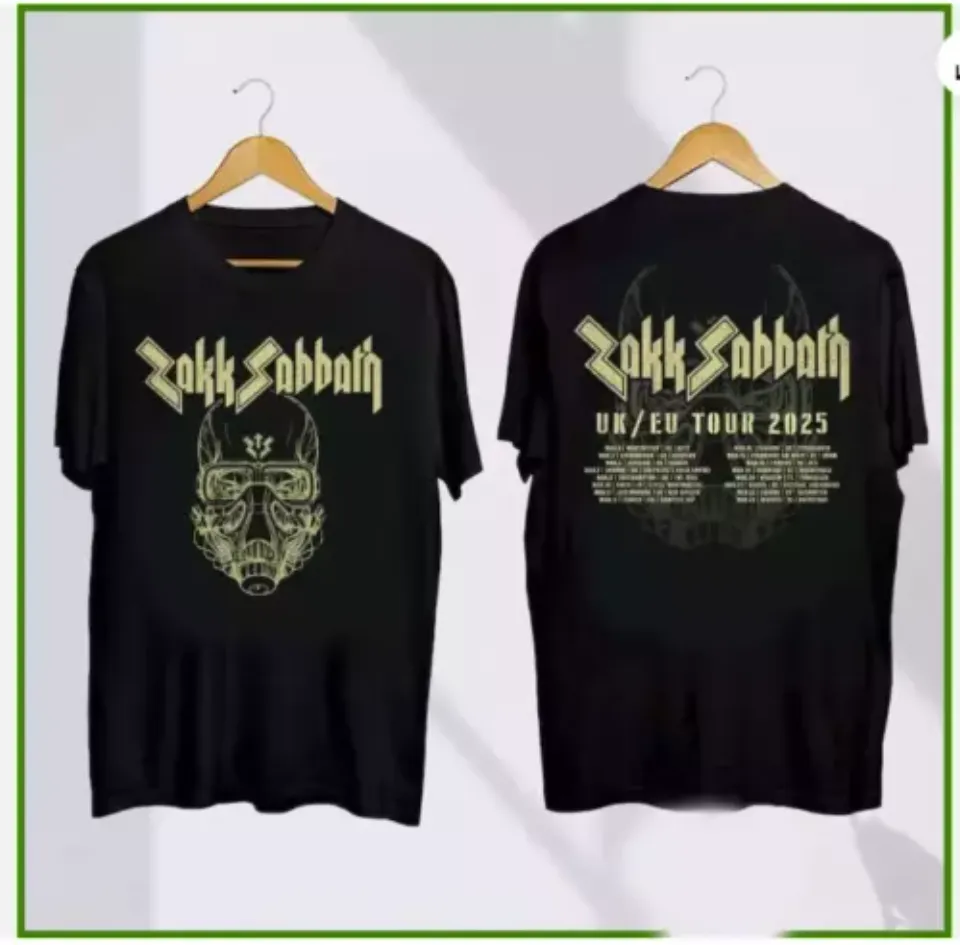 - Vintage Zakk Sabbath Tour 2025 Tshirt Gift Fans