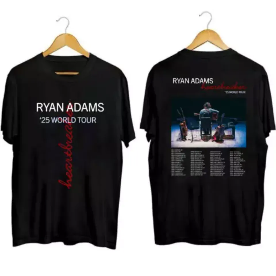 Ryan Adams World Tour 2025 Double Sided Shirt
