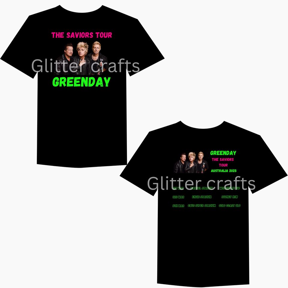 Green Day Australian Tour 2025 Tshirt