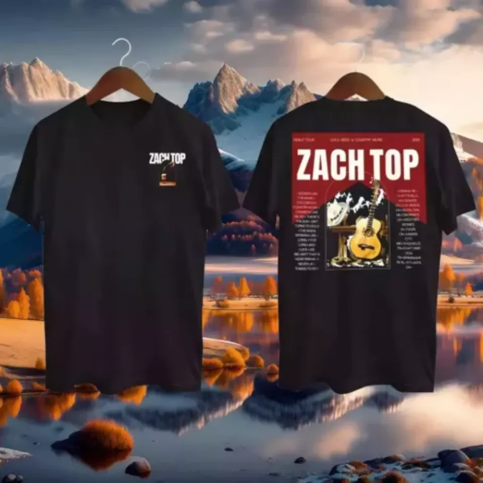 Zach Top Cold Beer & Country Music Tour 2025 Shirt