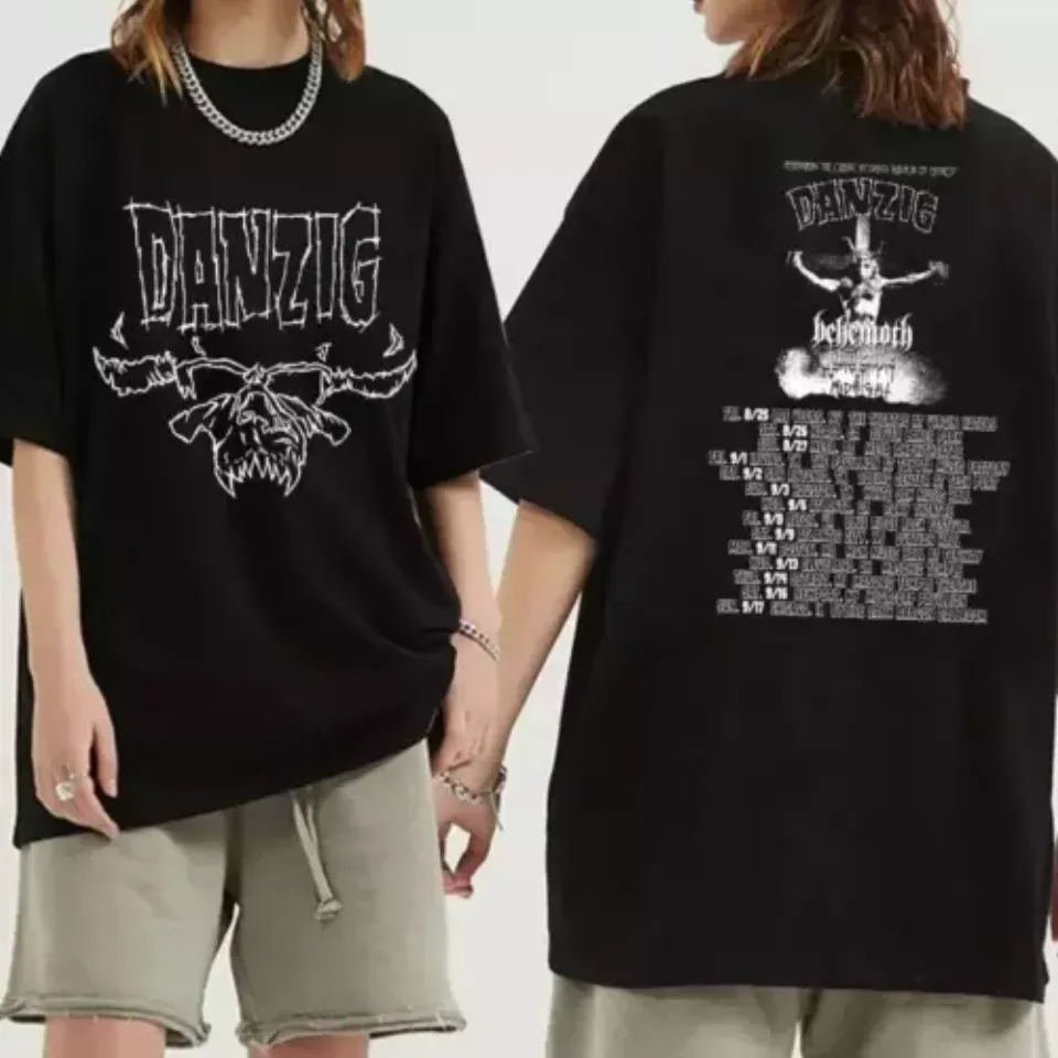 2 Sided Danzig 2025 Tour Shirt, Danzig Band Shirt, Music Tour Shirt