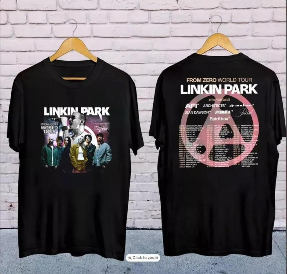 Linkin Park Band Logo Shirt, 2025 Linkin Park From Zero World Tour Shirt, Music Shirt