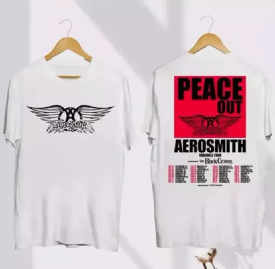 Aerosmith Peace Out Farewell Tour 2024 2025 Music Shirt