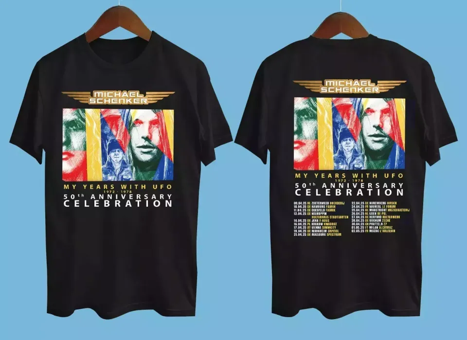 Michael Schenker My Years With Ufo 2025 Tour Music Shirt