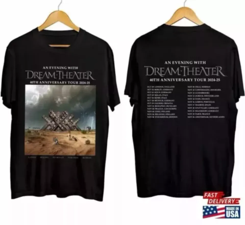 Dream Theater 40Th Anniversary Tour 2024 2025 Shirt For Fan Tee