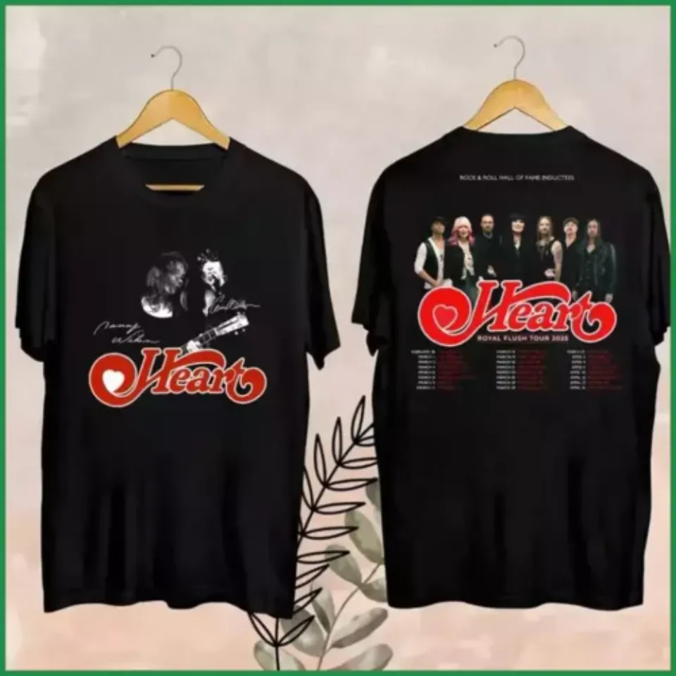 Rock Band Heart Tour 2025 Shirt, Heart Tour 2025 Shirt