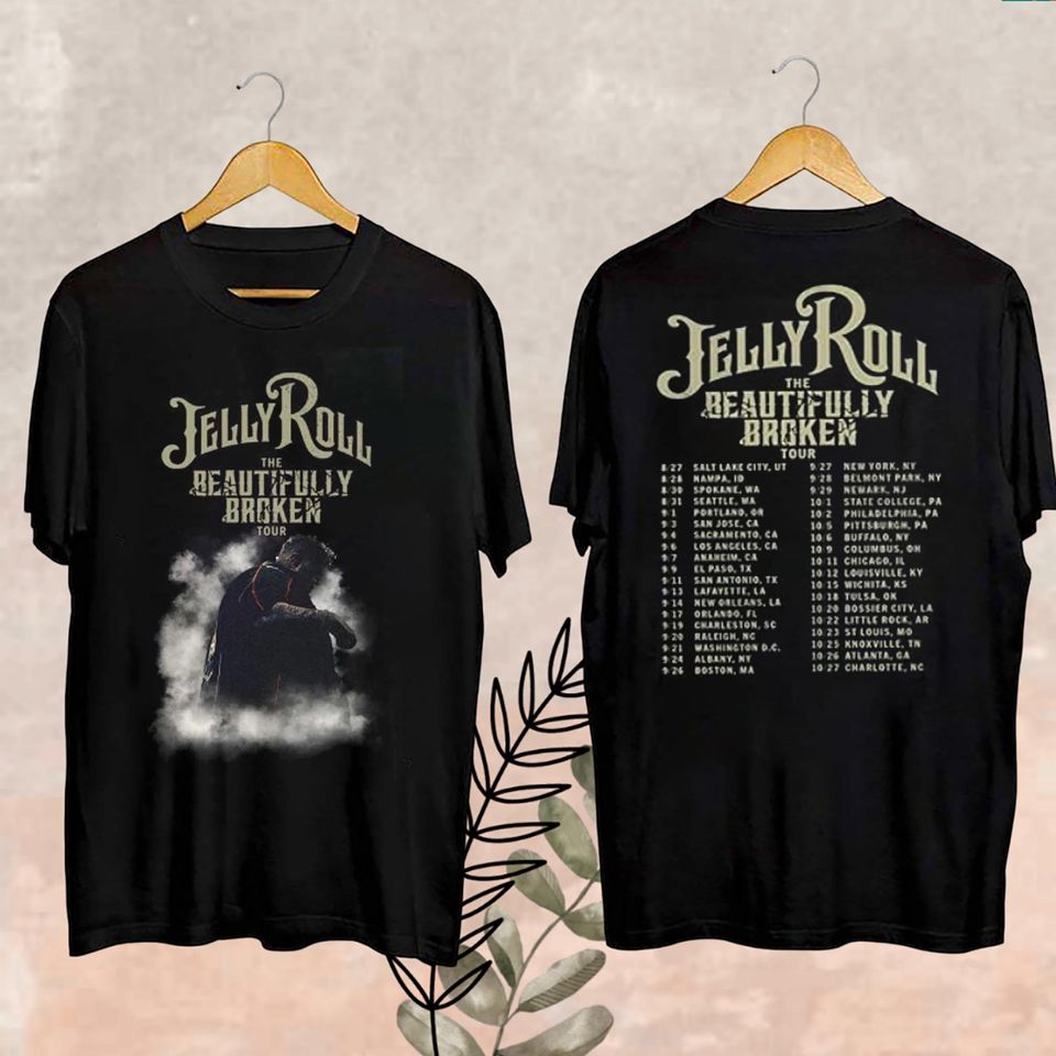 2025 Jelly Roll Beautifully Broken Tour Shirt, Jelly Roll Shirt