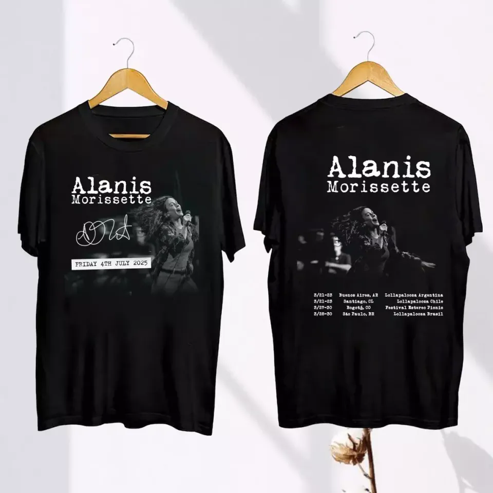 Alanis Morissette World Tour 2025 Shirt Gift For Fan