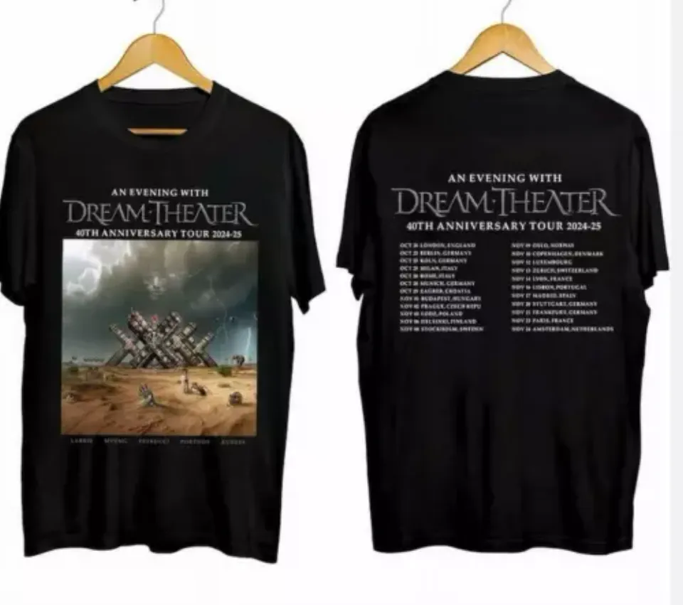 2 Side Shirt, Dream Theater - 40Th Anniversary Tour 2024 2025