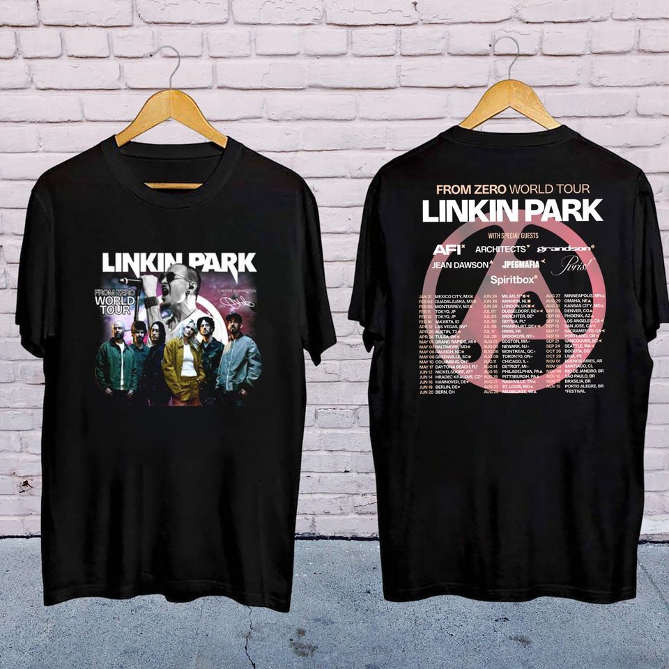 Linkin Park Band Logo Shirt, 2025 Linkin Park From Zero World Tour Shirt, Linkin Park Rock Band Tee, Linkin Park Merch, Linkin Park Fan Gift