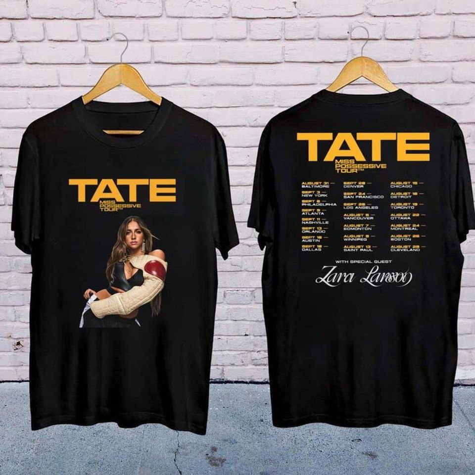 Tate Mcrae Graphic Shirt, Tate Mcrae Miss Possessive Tour 2025 Shirt, Tate Mcrae Fan Gifshirt, Tate Mcrae Merch, Tate Mcrae 2025 Concert