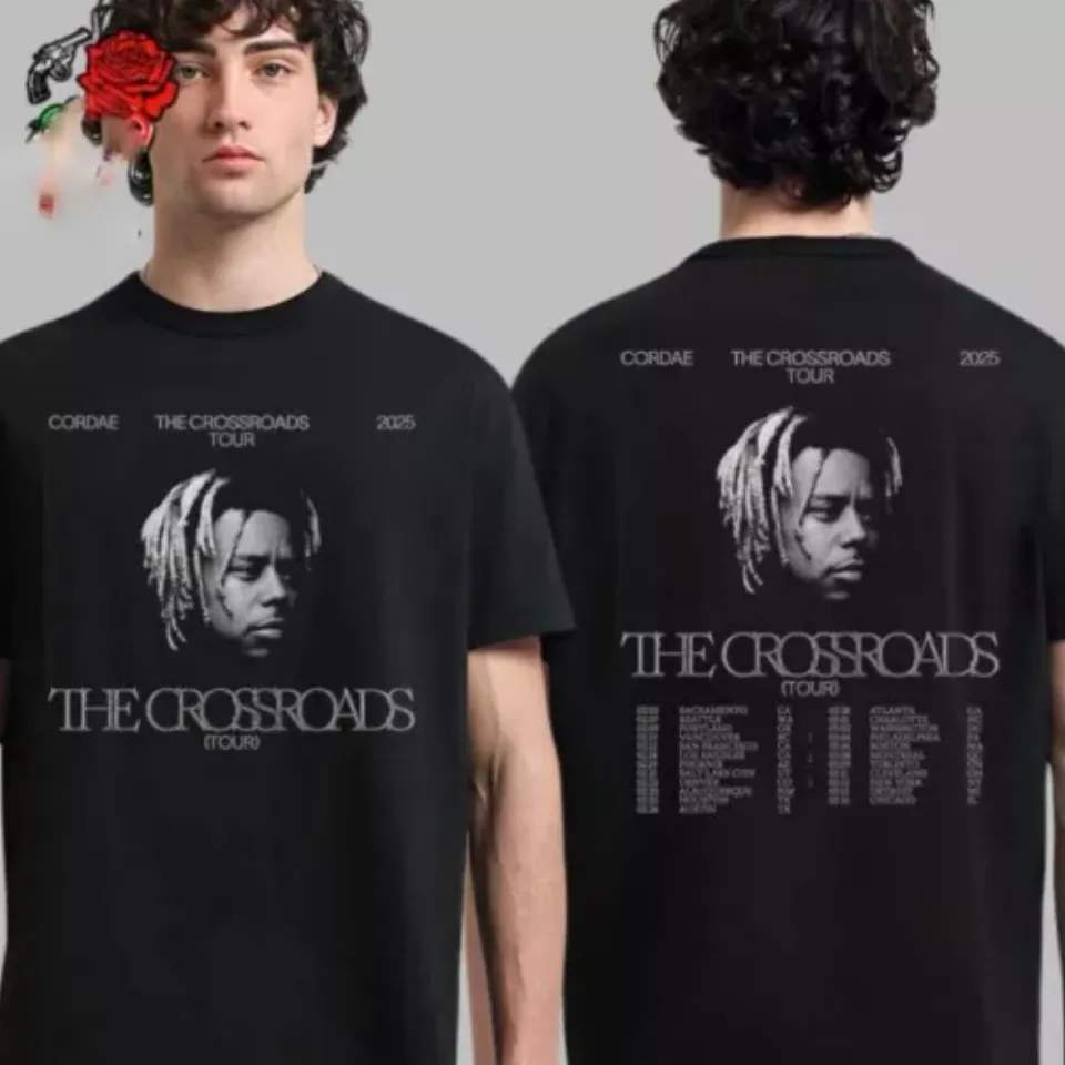 Cordae The Crossroads Tour 2025 Tour Dates List Two Sides Unisex Shirt