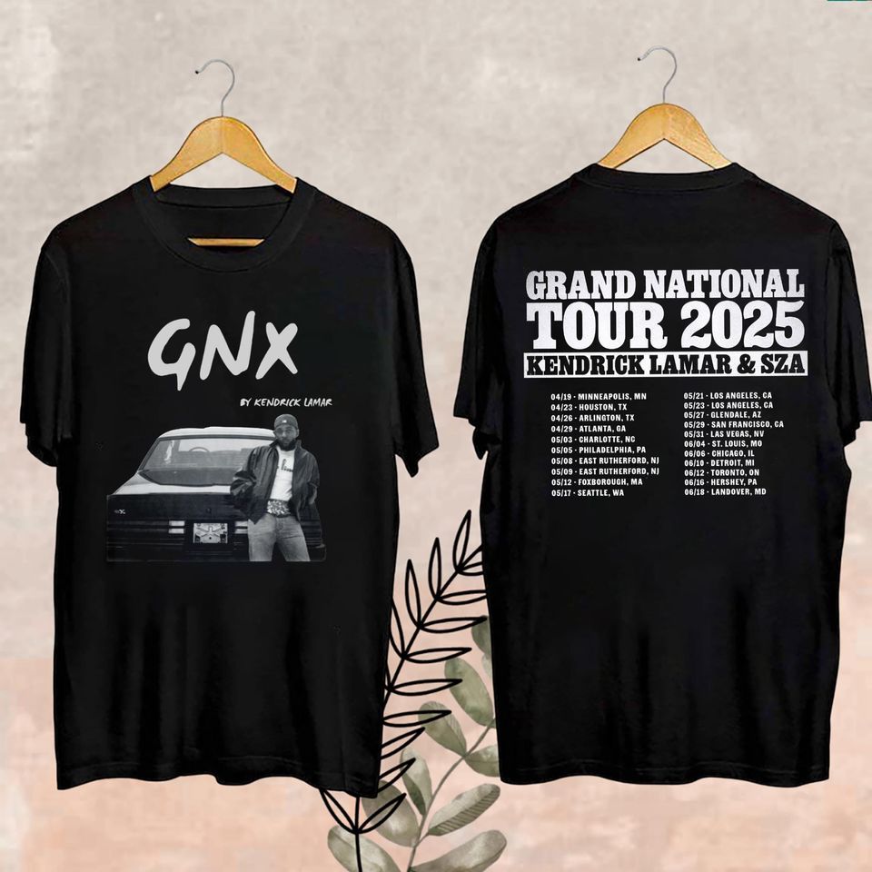 Grand National Tour Shirt, Grand National Tour Merch, Kendrick Lamar Tour 2025 Fan Shirt, Kendrick Lamar Gnx Shirt, Kendrick Lamar Fan Gift