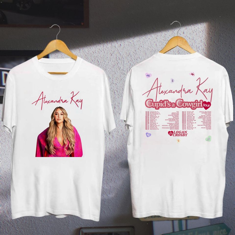 2025 Alexandra Kay Cupid'S A Cowgirl Tour Shirt, Alexandra Kay Concert, Alexandra Kay Fan Shirt, Alexandra Kay Merch, Country Music Shirt