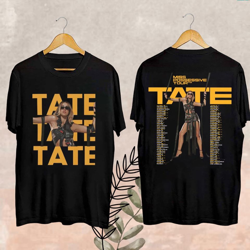 Graphic Tate Mcrae Miss Possessive World Tour Shirt, Tate Mcrae Tour 2025 Fan Shirt, Miss Possessive World Tour Merch, Tate Mcrae Fan Gift