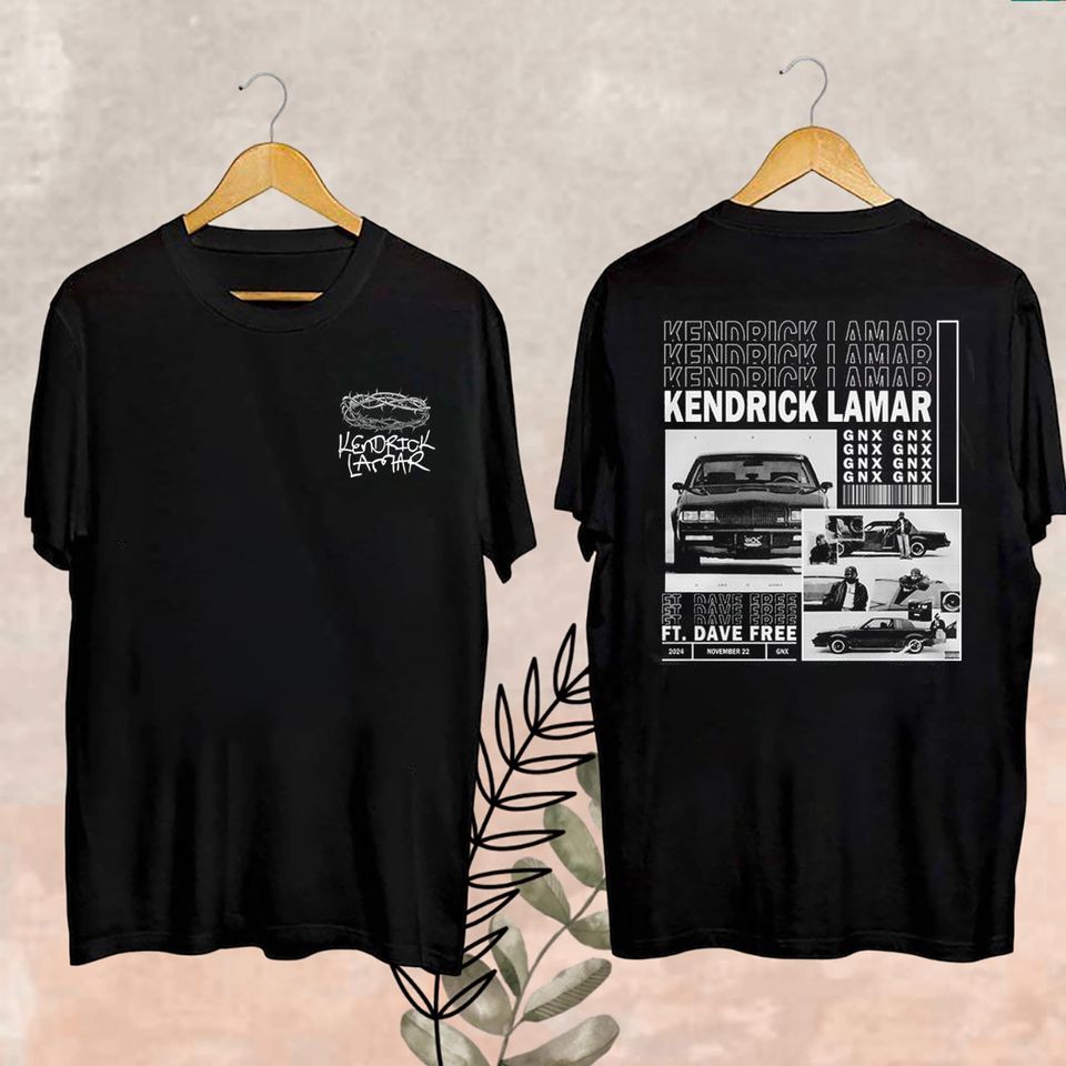 Kendrick Lamar Gnx Limited Shirt, Kendrick Lamar Shirt, Kendrick Lamar Gnx Fan Gift, Kendrick Lamar Tour 2025 Fan Shirt