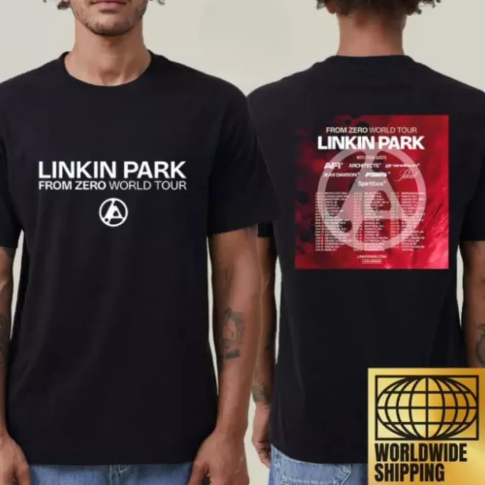 Linkin Park From Zero World Tour 2025 Tour Dates Two Sides Shirt