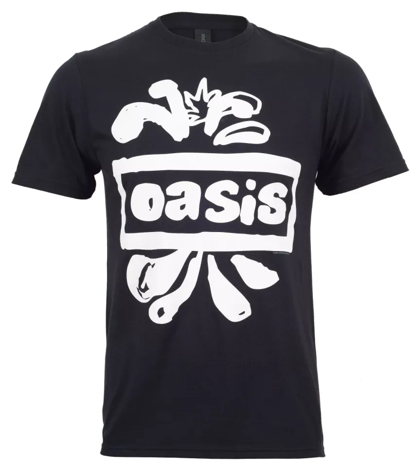 Oasis Shirt Logo Splat Official Reunion Tour 2025 Shirt