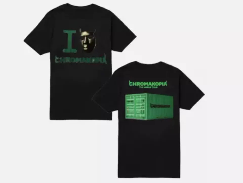 Tyler The Creator Okonma Chromakopia Paris World Tour 2025 Shirt
