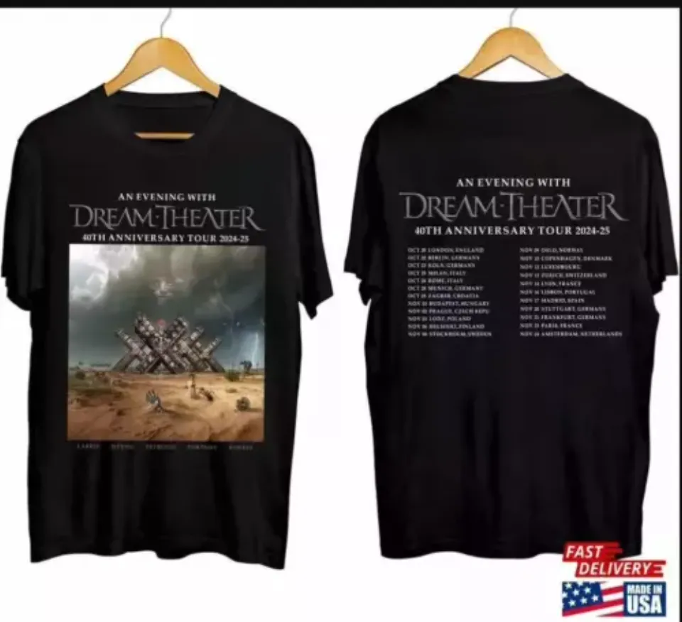 Dream Theater 40Th Anniversary Tour 2024 2025 Shirt