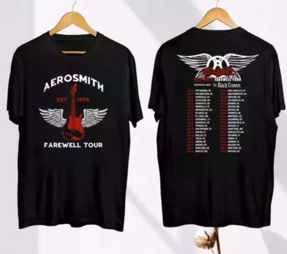 Aerosmith Tour 2024-2025 Shirt, Aerosmith Peace Out Farewell Shirt