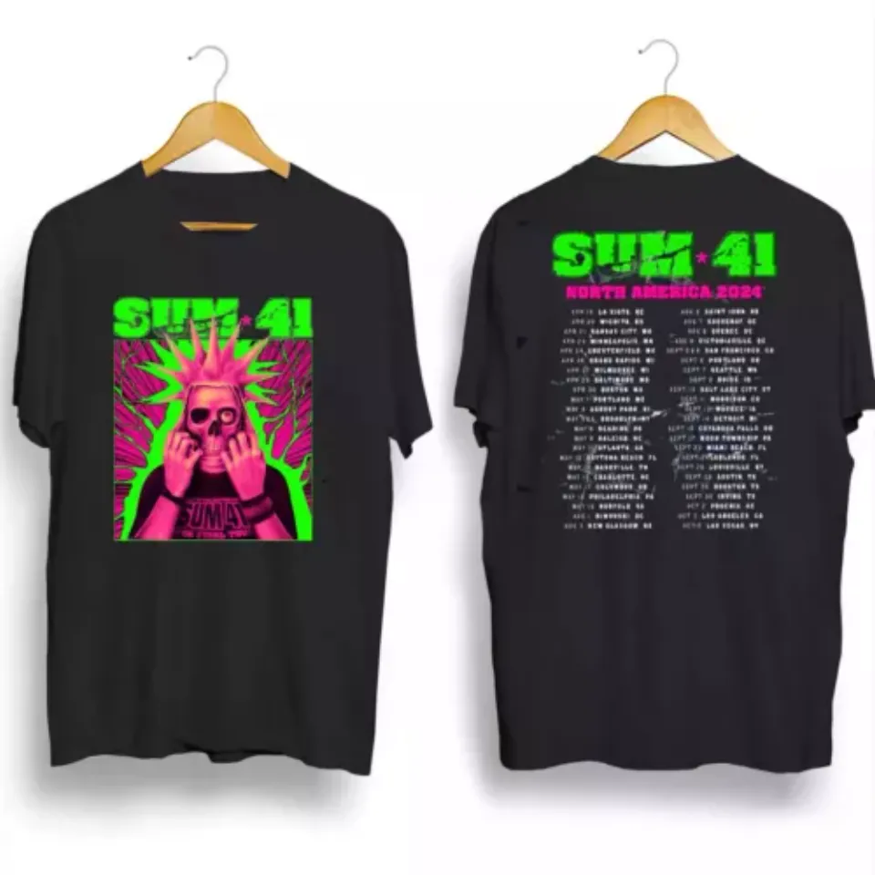 Sum 41 Tour Of The Setting Sum 2024-2025 Tour Shirt