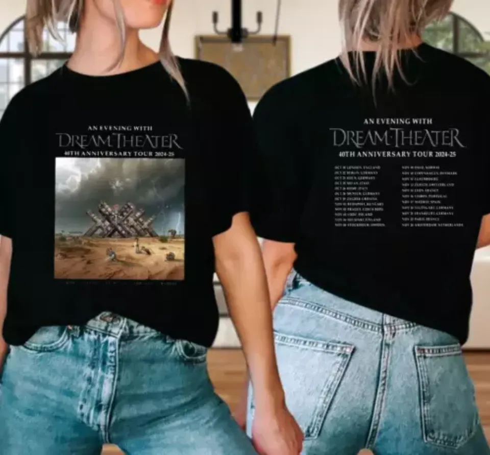 Dream Theater 40Th Anniversary Tour 2024 2025 Shirt, Shirt Gift Fans