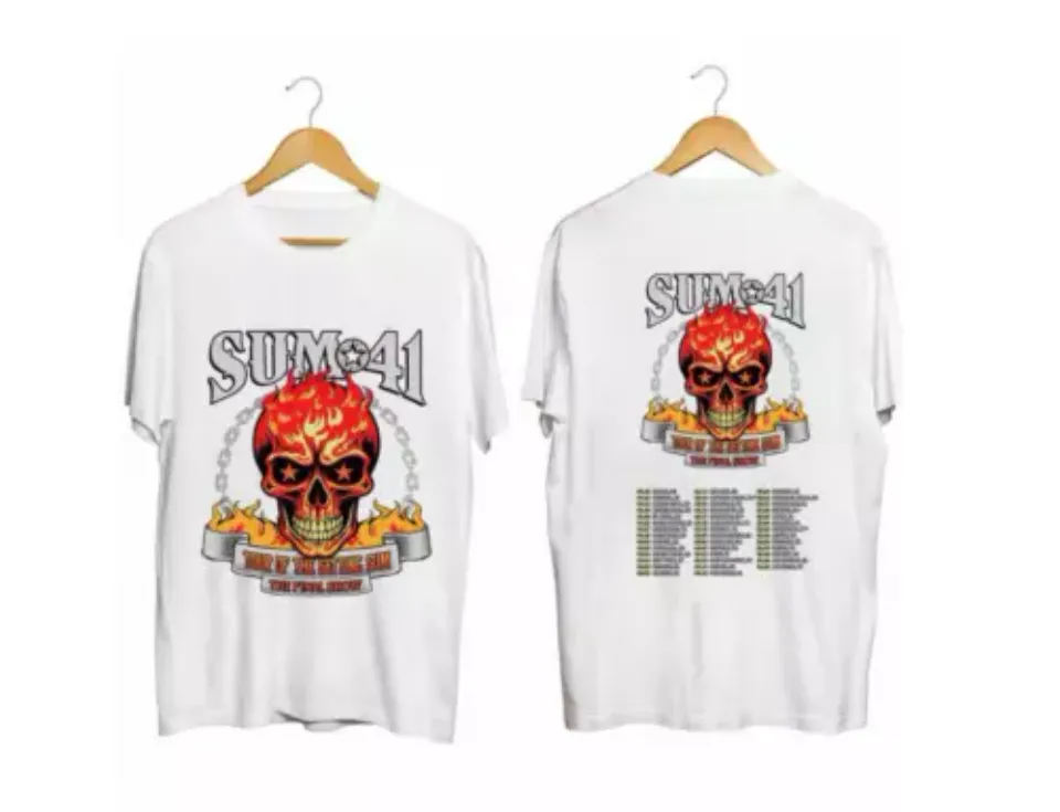 Sum 41 2024-Tour 2025 Shirt, Sum 41 Band Fan Shirt, Sum 41 2024 Concershirt