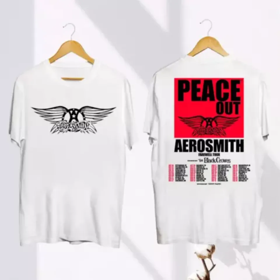 Aerosmith Logo Shirt, Aerosmith Peace Out Farewell Tour 2024-2025 Shirt