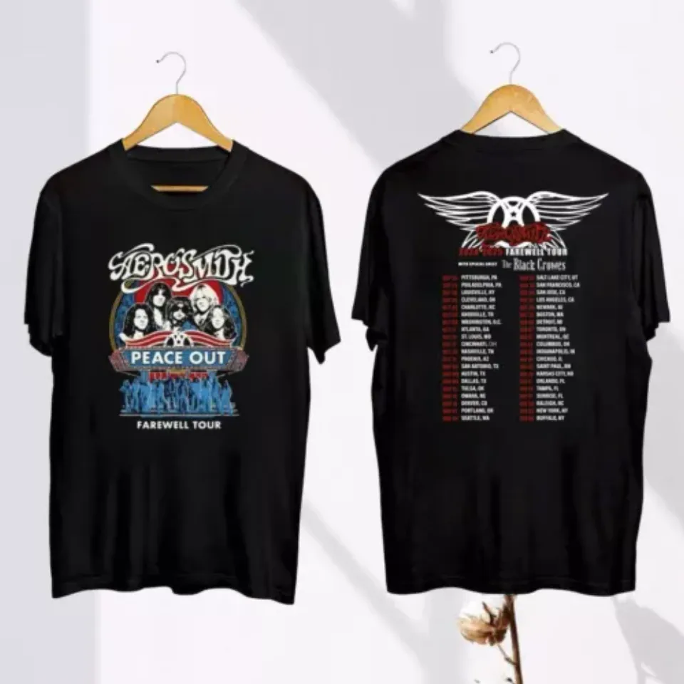 Aerosmith Vintage Shirt, Aerosmith Peace Out Farewell Tour 2024-2025 Shirt